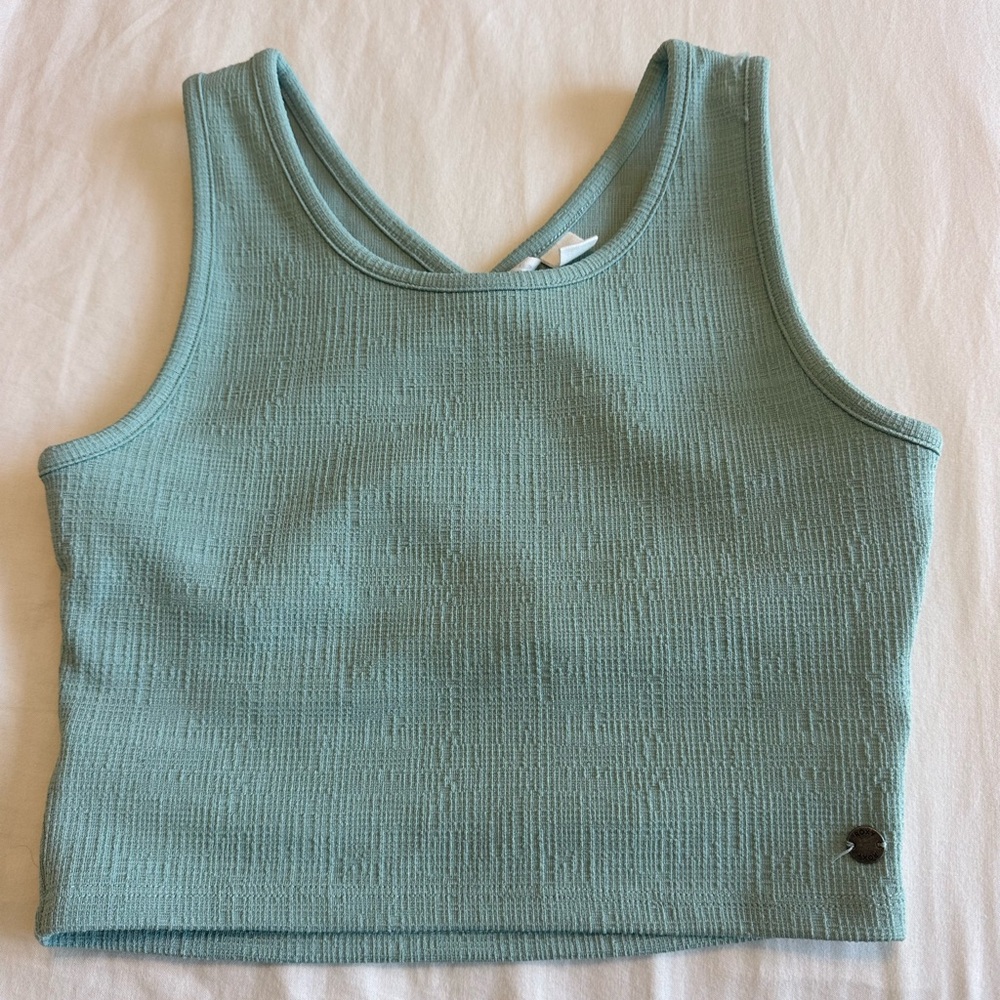 Roxy Aqua Textured Tank Top